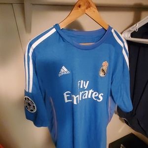 RARE Blue Ronaldo Real Madrid Jersey